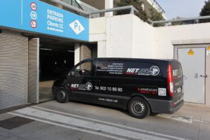 camiones de limpieza para parkings