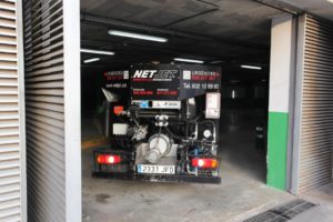 camiones de limpieza para parkings