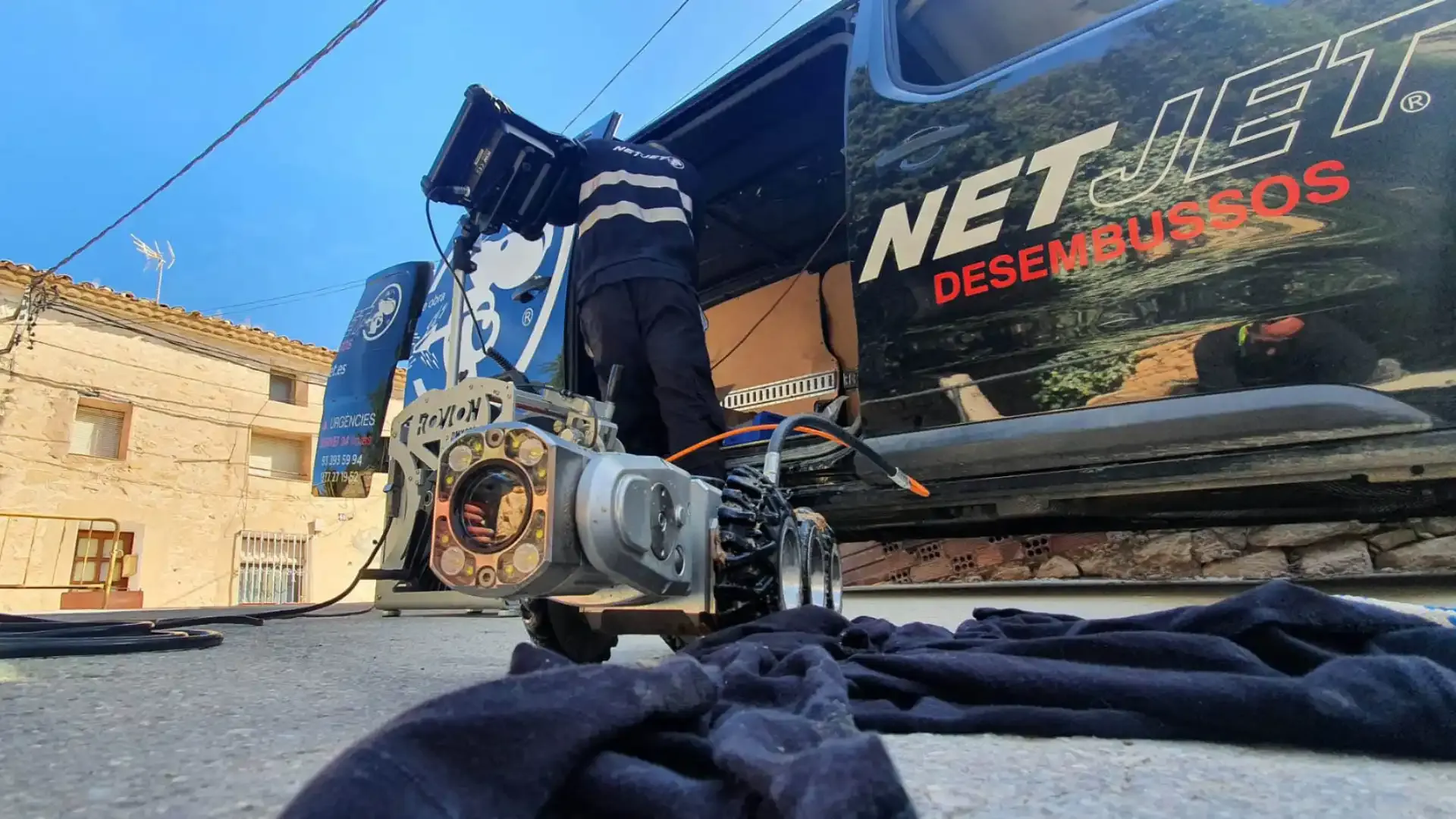 inspección de tuberías con cámara en Barcelona, inspección de bajantes con cámara, inspección CCTV de tuberías